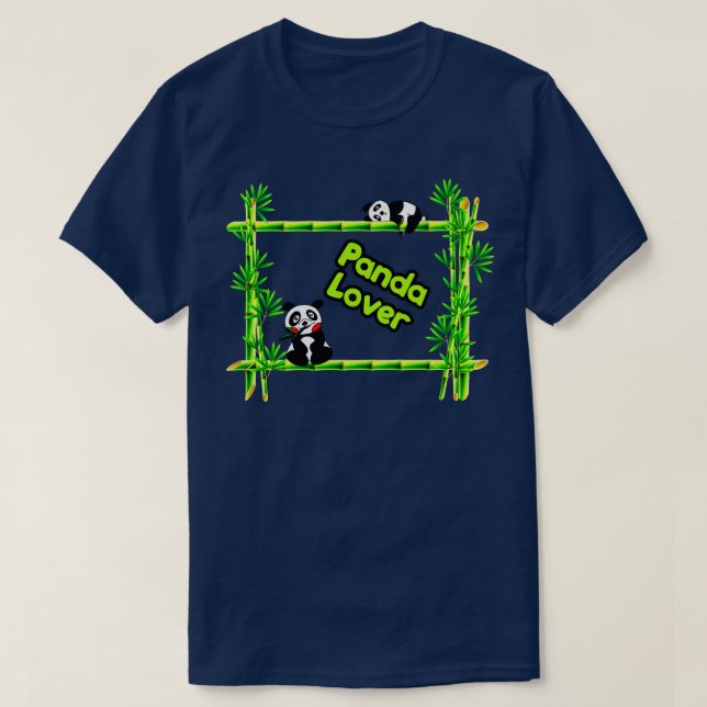 T-shirt Panda et bambou (Design devant)