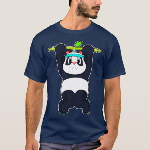 T-shirt Panda Fitness Pullups