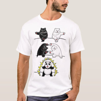 T-shirt Panda Fusion