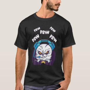 T-shirt Panda Gaming Design Panda Gamer Pour Panda Lover