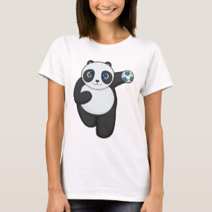T-shirt Panda Handball player Handball
