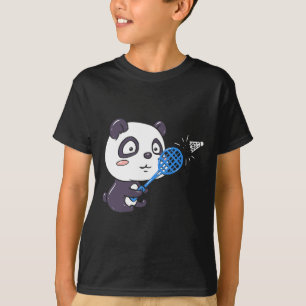 T-shirt Panda Jouer Badminton Obtenir Sweatty I Panda Bea