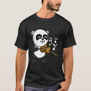 T-shirt Panda Jouer du violon
