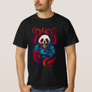 T-shirt Panda Kraken Cosmique