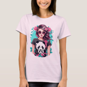 T-shirt Panda Love