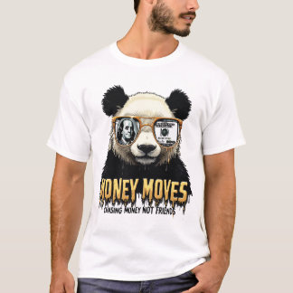 T-Shirt Panda Lunettes Money Moves