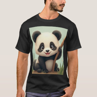 t-shirt panda mignon