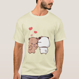T-shirt Panda ours couple, Cute bubu et dudu câlins amour