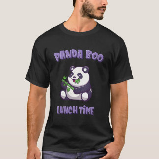 T-shirt Panda Pandaboo Eating Bamboo Grass Lunchtime