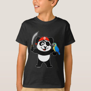 T-shirt Panda pirate