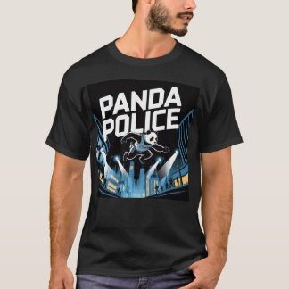 T-SHIRT PANDA POLICE