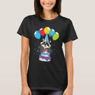 T-shirt Panda poubelle fête d'anniversaire Forêt animal mi
