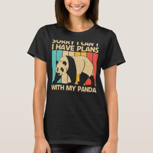T-shirt Panda Pour Hommes Femmes Panda Ours Animal 2