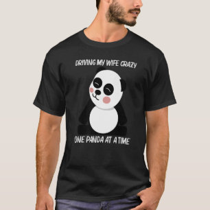 T-shirt Panda Pour Hommes Papa Noir Blanc Ours Cuisine 1