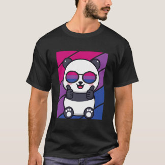 T-shirt Panda Pride Biual Flag Lgbtq Proud Ally Pride Supp