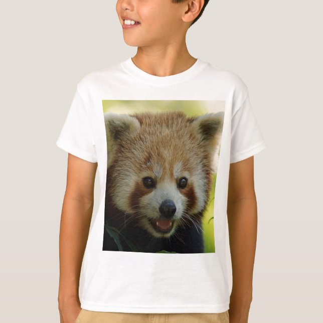 T-shirt Panda rouge (Devant)