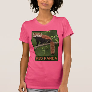 T-shirt Panda rouge