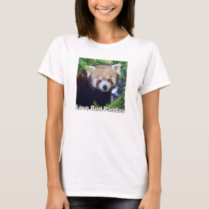 T-shirt Panda rouge