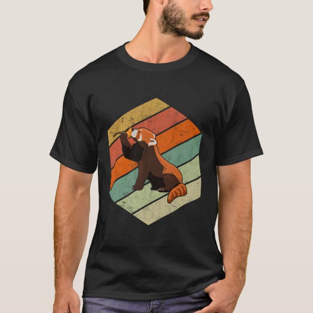 T-shirt Panda rouge (Devant)