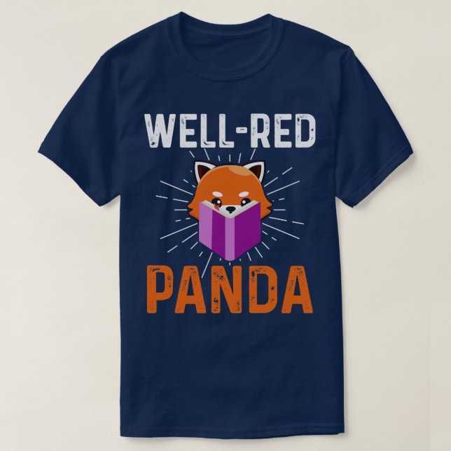T-shirt Panda rouge (Design devant)