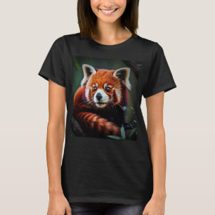 T-shirt Panda rouge