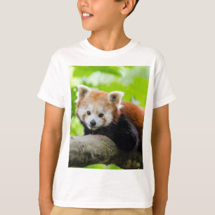 T-shirt Panda rouge
