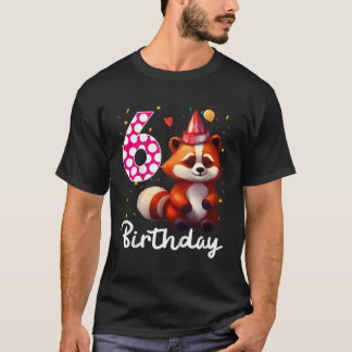 T-shirt Panda Rouge 6E I'M 6