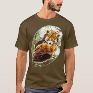 T-shirt Panda rouge I