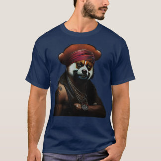 T-shirt Panda Rouge mafia