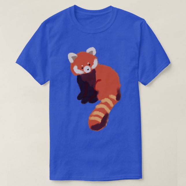 T-shirt Panda rouge mignon 23 (Design devant)