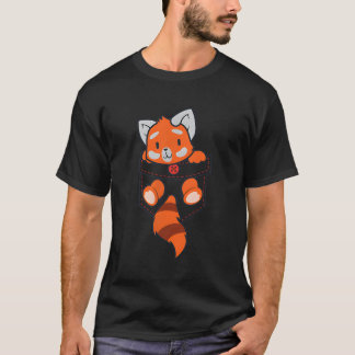 T-shirt Panda Rouge Panda Rouge Panda Rouge