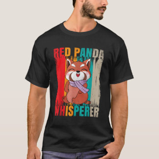 T-shirt Panda rouge Whisperer Pandas rouges