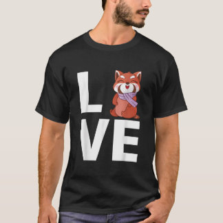 T-shirt Panda roux Animal Panda roux