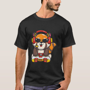 T-shirt Panda roux joueur Pandas roux Animal