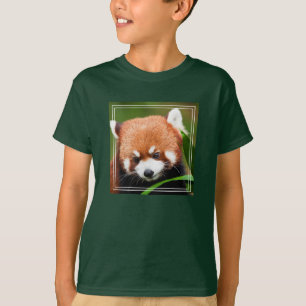 T-shirt Panda roux mignon