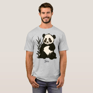 T-shirt Panda rustique aux yeux larmoyants Drôle