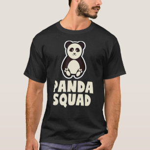 T-shirt Panda Squad mignonne Ours animal Adulte & Toddler