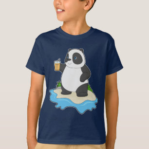 T-shirt Panda Summer Beach