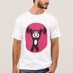T-shirt Panda Travailler