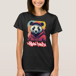 T-shirt Panda urbain - Vêtements de rue mignons po