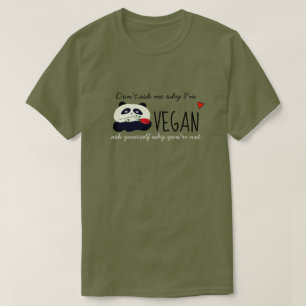 T-shirt Panda Végan Mignon