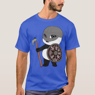 T-shirt Panda Viking Pudgy