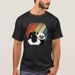 T-shirt Panda vintage rétro et animal mignon 2
