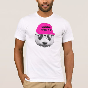 T-SHIRT PANDA WANNA PARTY ?