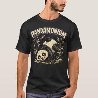 T-shirt “Pandamonium” Playful Panda design 