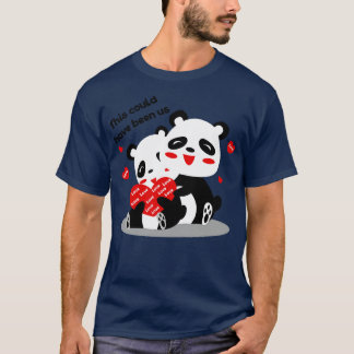 T-shirt Pandas amoureux