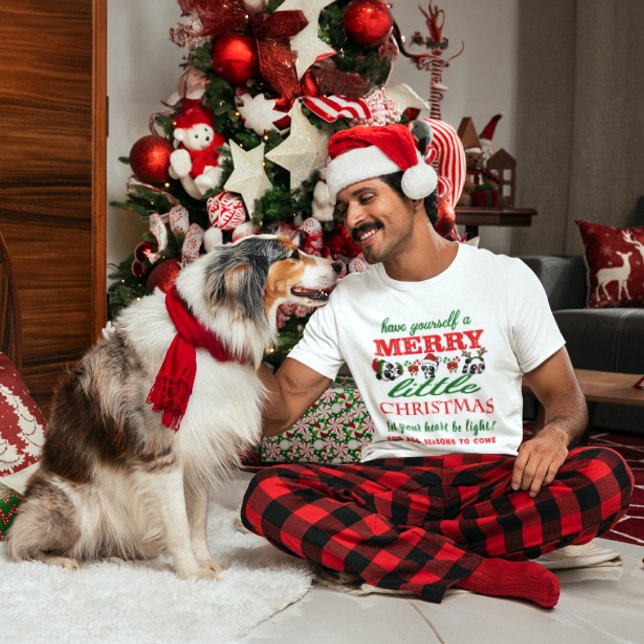 T-shirt Pandas de Noël personnalisés (Créateur téléchargé)