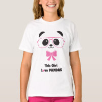 Pandas drôles d'amour de fille