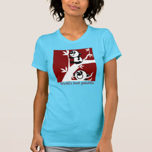 T-shirt Pandas du meilleur "grauntie du monde"