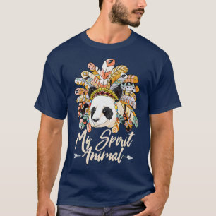T-shirt Pandas Sont Mon Esprit Animal Drôle Panda Ours Cad